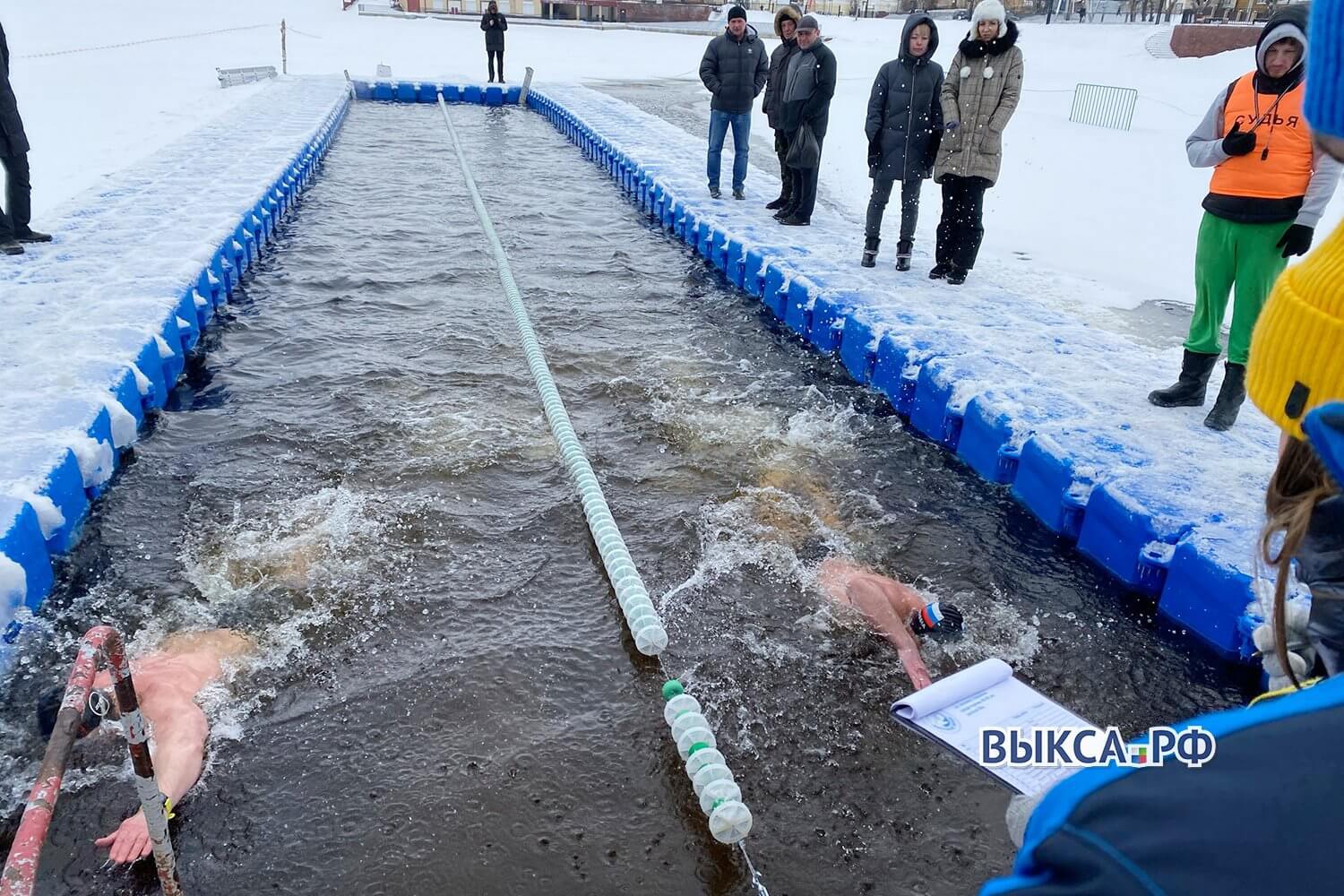 Открытый чемпионат Выксы по зимнему плаванию